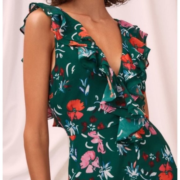 C/MEO Collective Black Ruffle Romper Playsuit - Picture 3 of 15